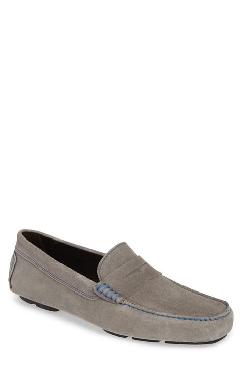 Gray loafers shops mens