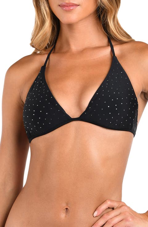 Annabelle Shine Triangle Bikini Top