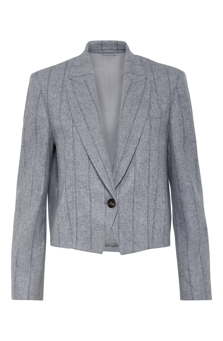 Brunello Cucinelli Cropped blazer with monili, Main, color, 