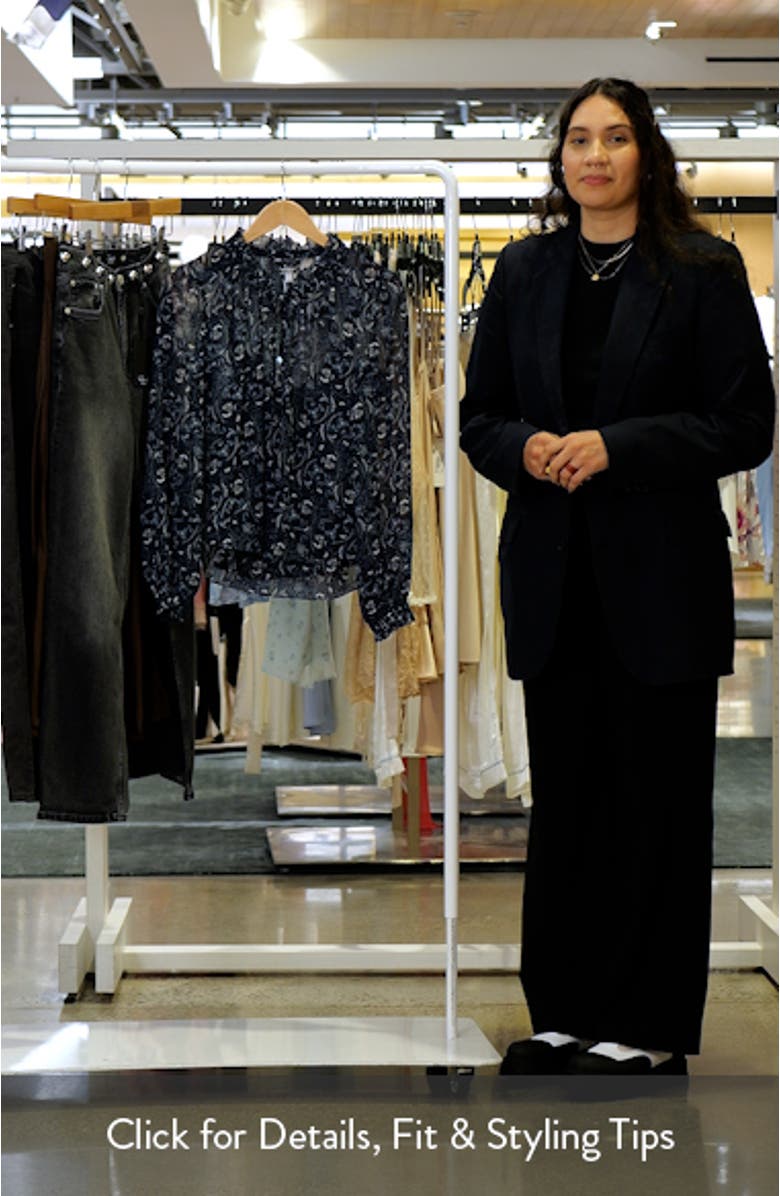 Hickory Floral Paisley Top, sales video thumbnail