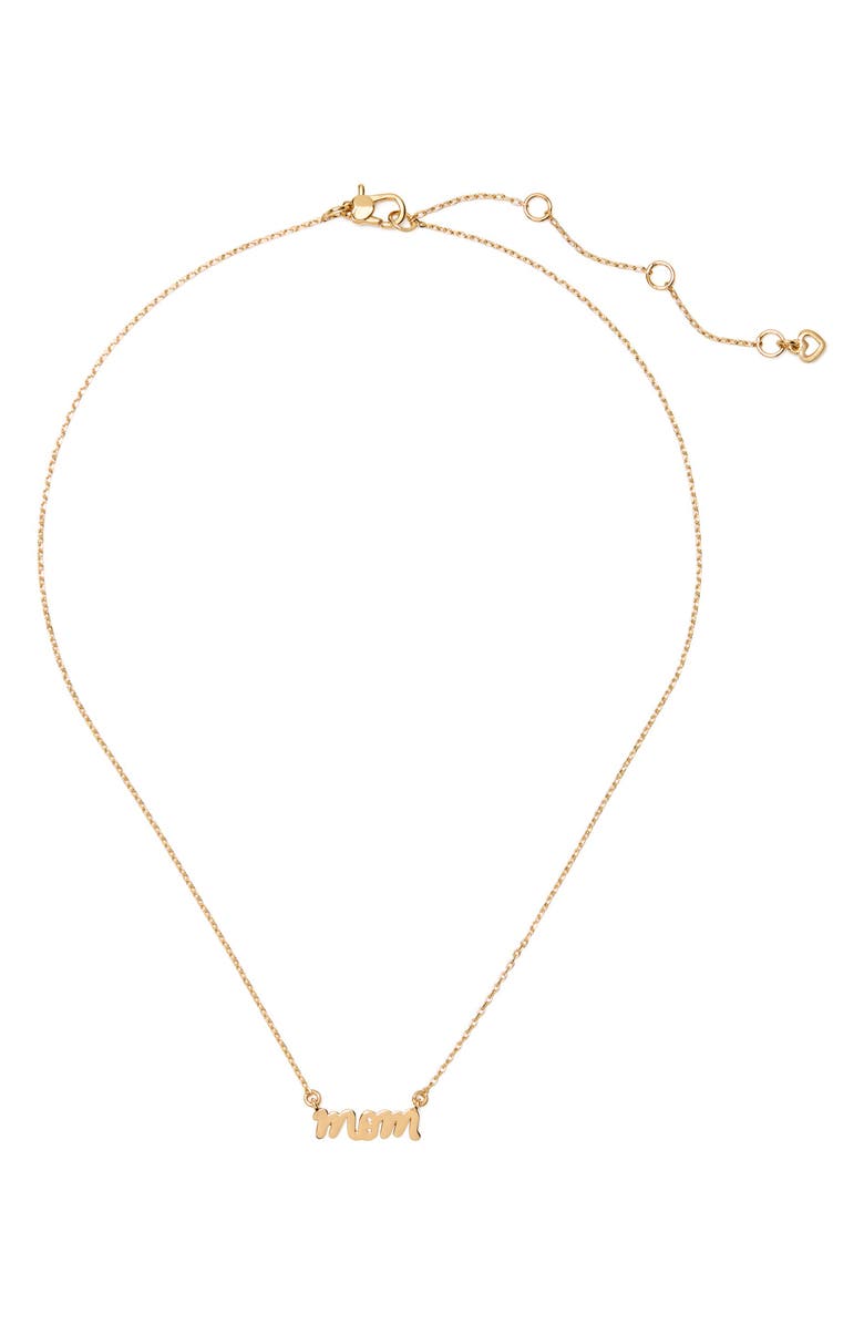 Kate Spade New York mom pendant necklace, Alternate, color, 