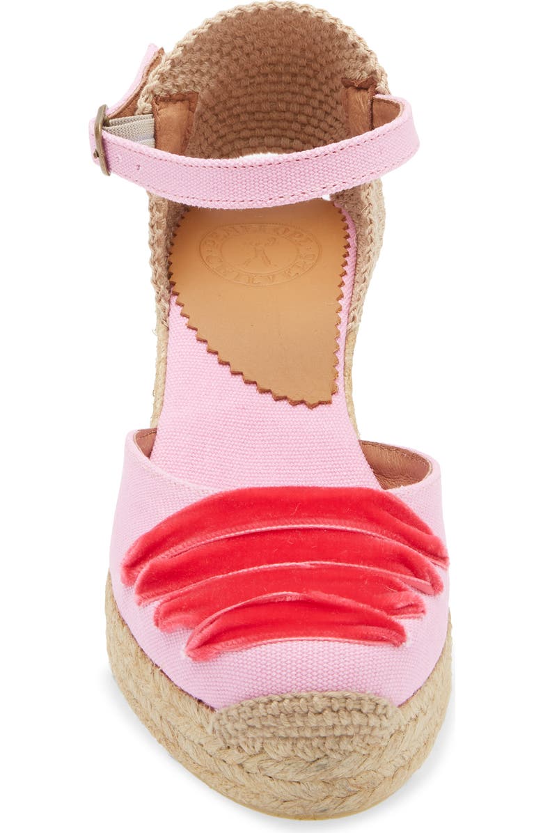 Penelope Chilvers Dali Ankle Strap Espadrille, Alternate, color, Pink/ Peony