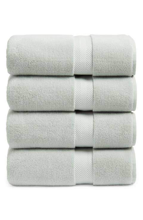 Organic Hydrocotton Set of 4 Bath Towels $140 Value