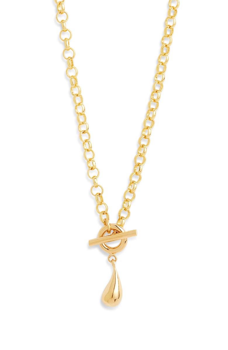 SOKO Delicate Dash Necklace, Main, color, Gold