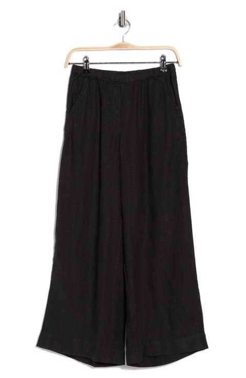 Cotton Wide Leg Pants