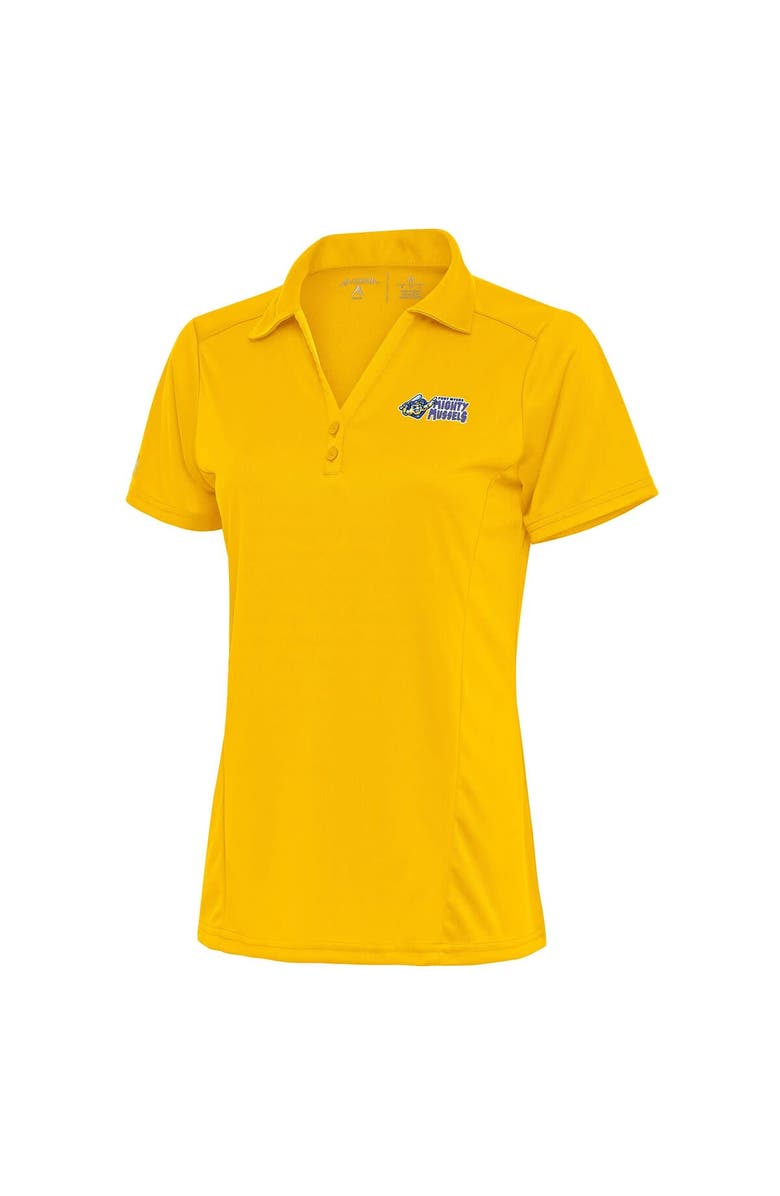 ANTIGUA Women's Antigua Gold Fort Myers Mighty Mussels Tribute Polo, Main, color, 