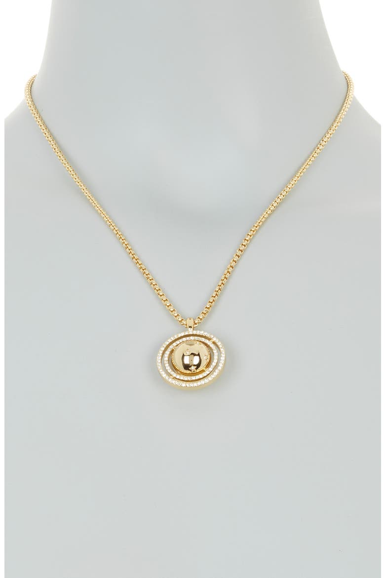 Orbital Pendant Necklace, Alternate, color, GOLD