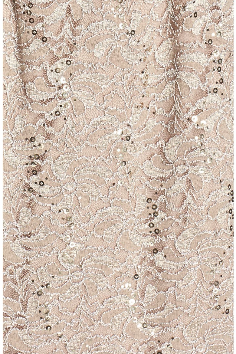 Lace Cocktail Dress with Jacket, Alternate, color, CHAMPAGNE