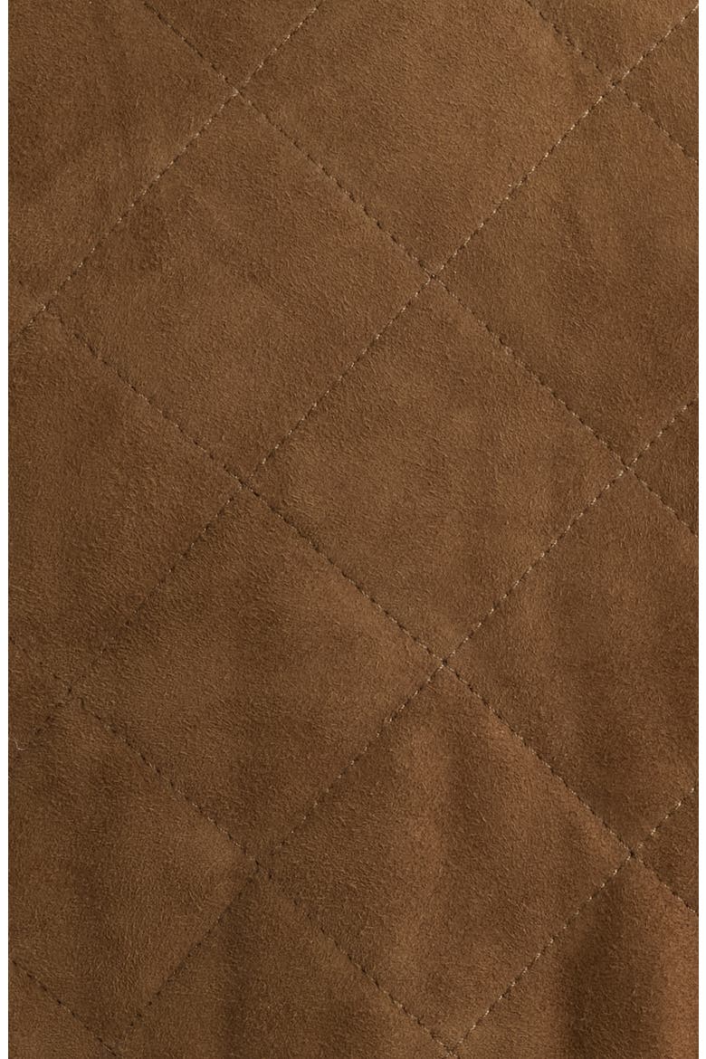 Essex Quilted Suede Vest, Alternate, color, SAWGRASS