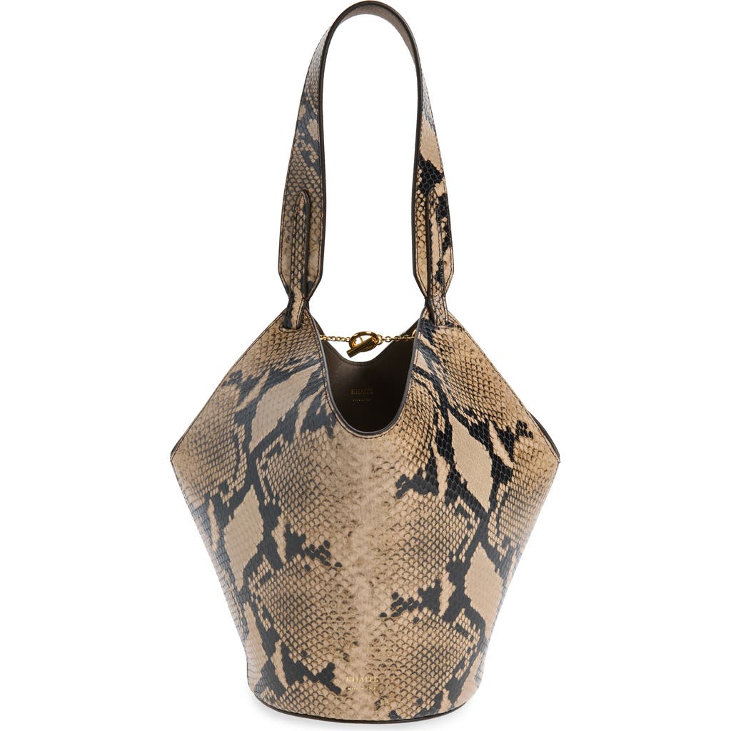 Khaite Mini Lotus Two-Sided Tote in Taupe/morning Dove at Nordstrom