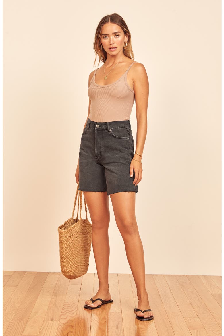 Max Relaxed Denim Shorts, Alternate, color, SEINE