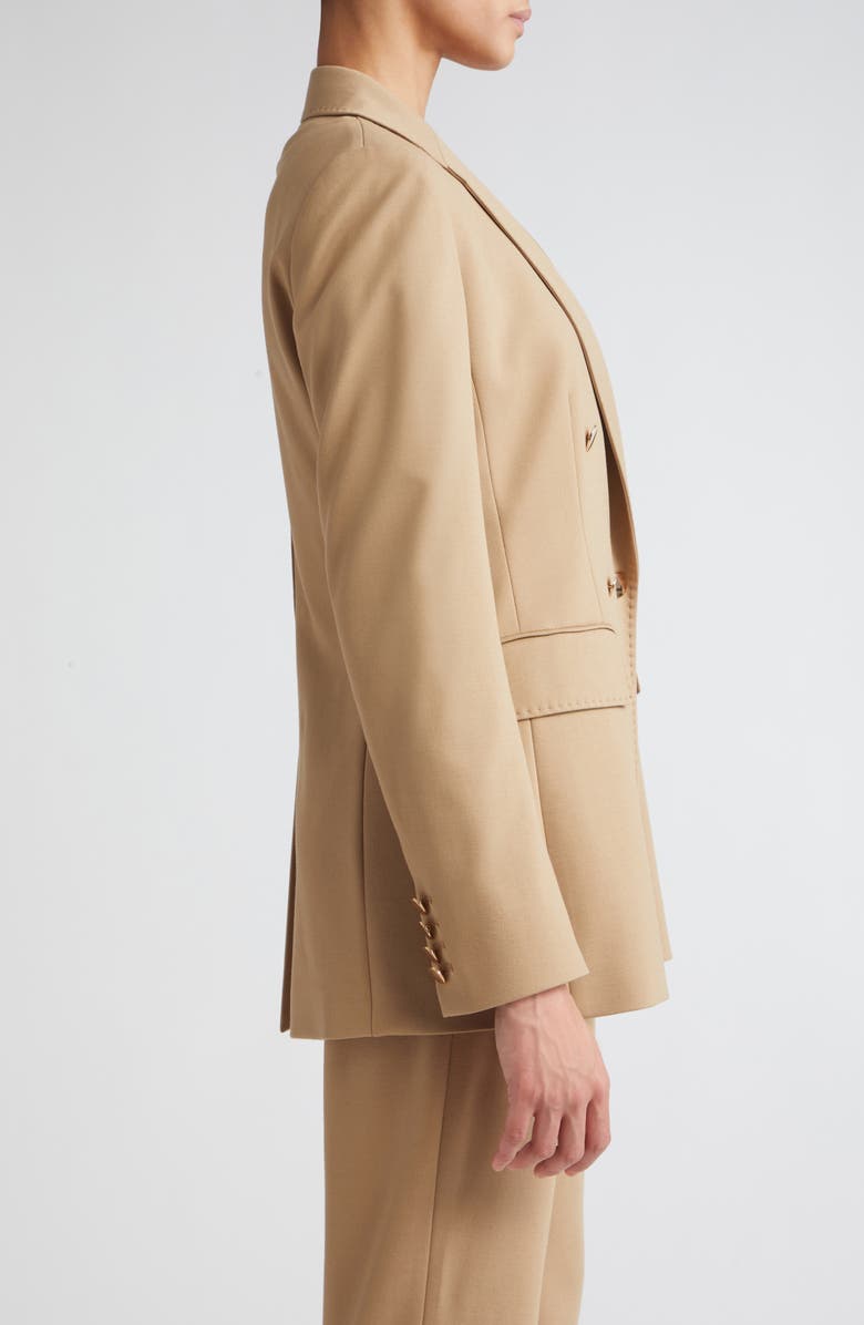 Max Mara Studio Tatiana Double Breasted Stretch Jersey Blazer, Alternate, color,