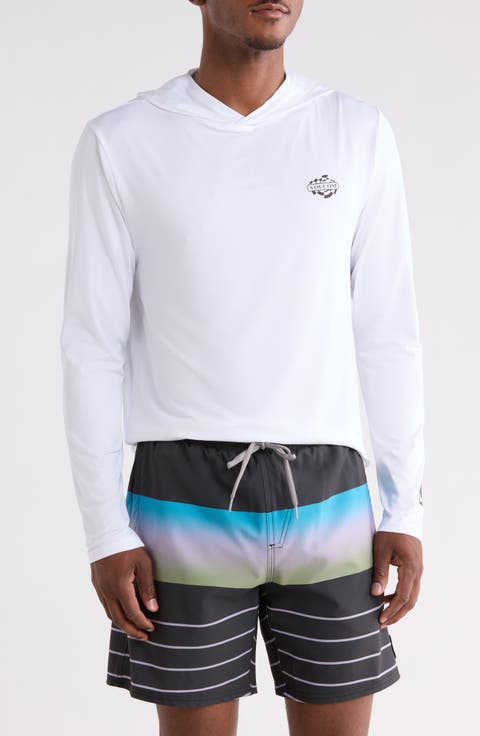 Overlap Hooded Long Sleeve T-Shirt