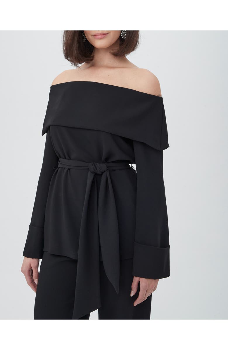 Trina Turk Lyndi Top, Alternate, color, Black