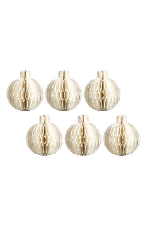 Miriam Set of 6 Paper Ball Ornaments