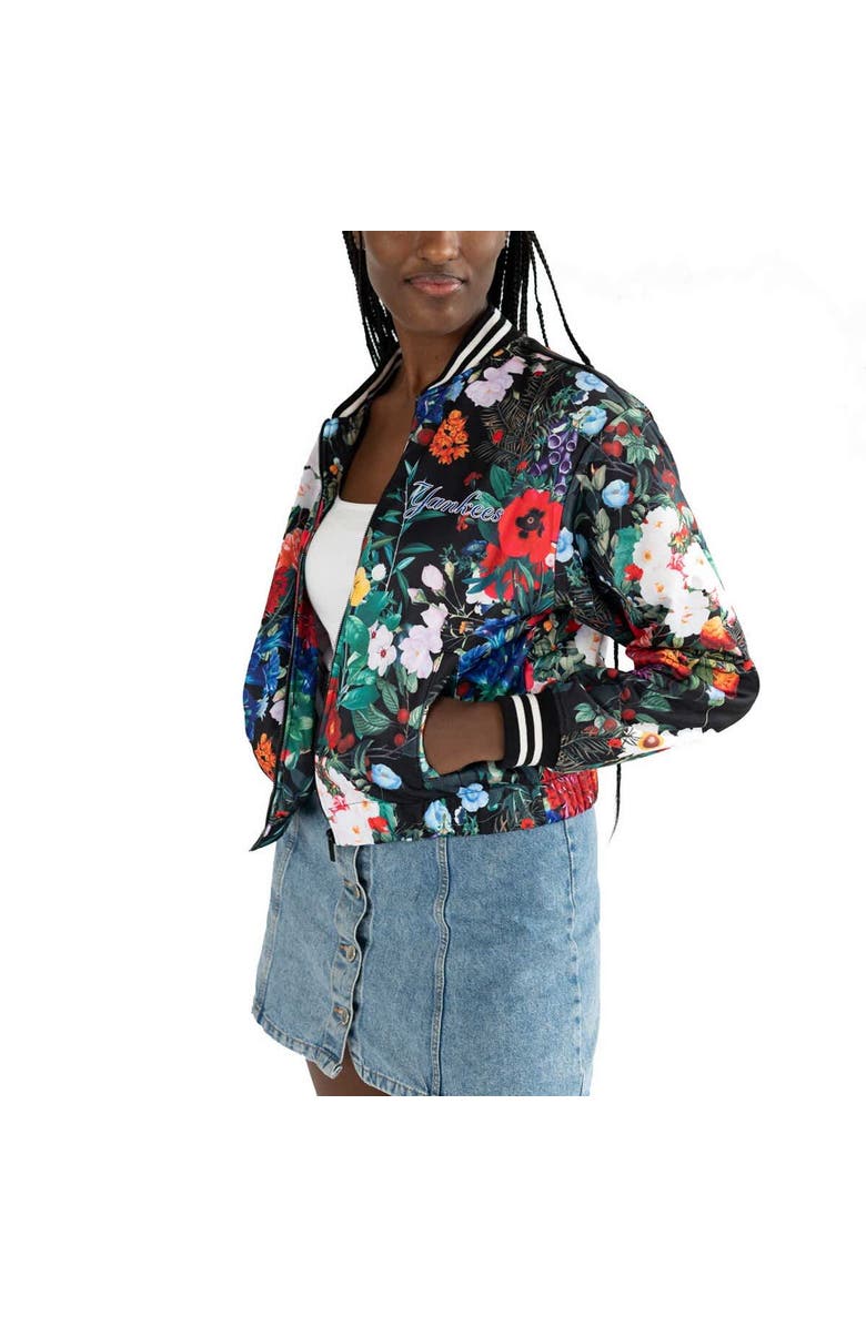 LUSSO Women's Lusso Black New York Yankees Marissa Full-Zip Jacket, Alternate, color,