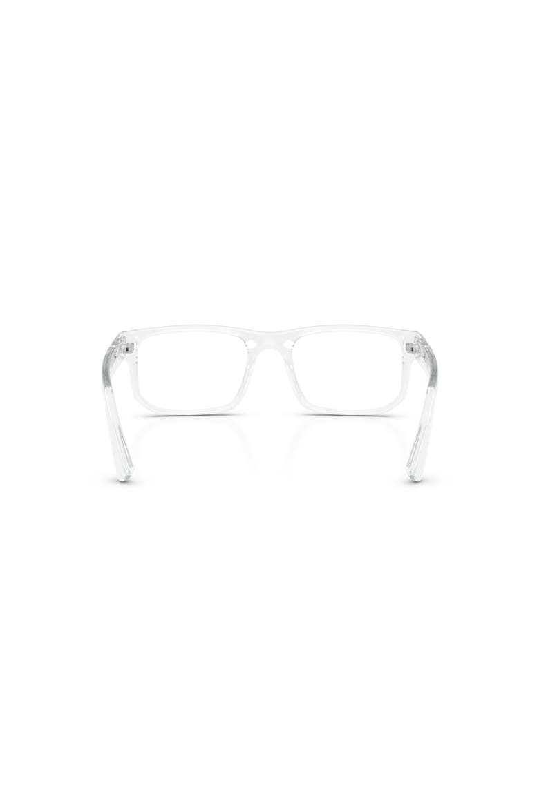 54mm Rectangle optical glasses, Alternate, color, Transparent