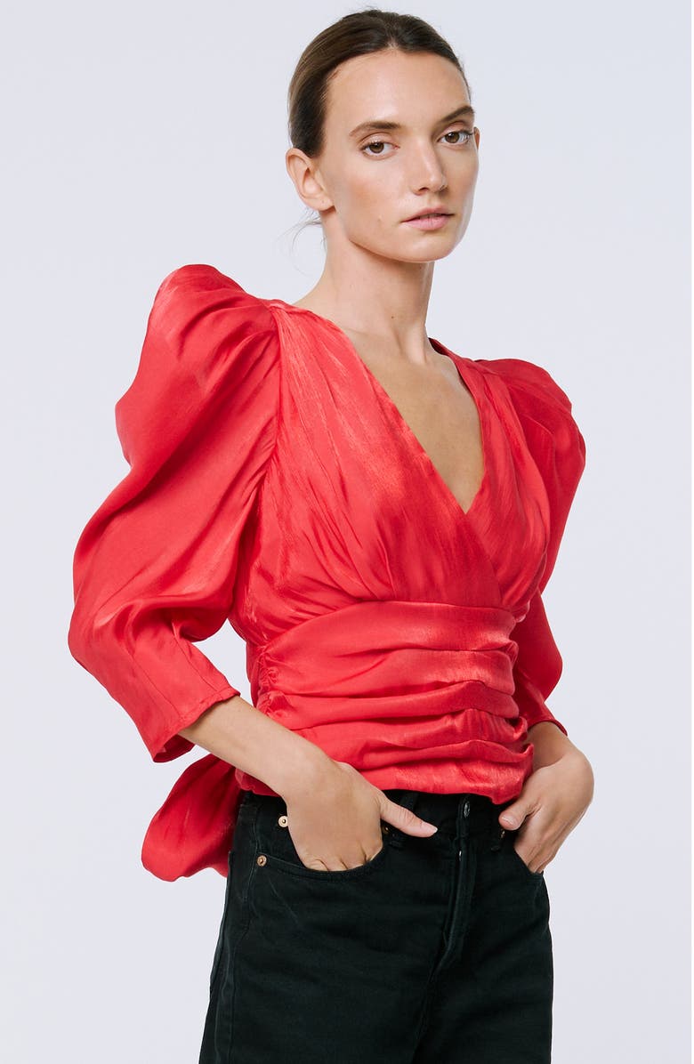 CIEBON Farrah Top, Alternate, color, Red
