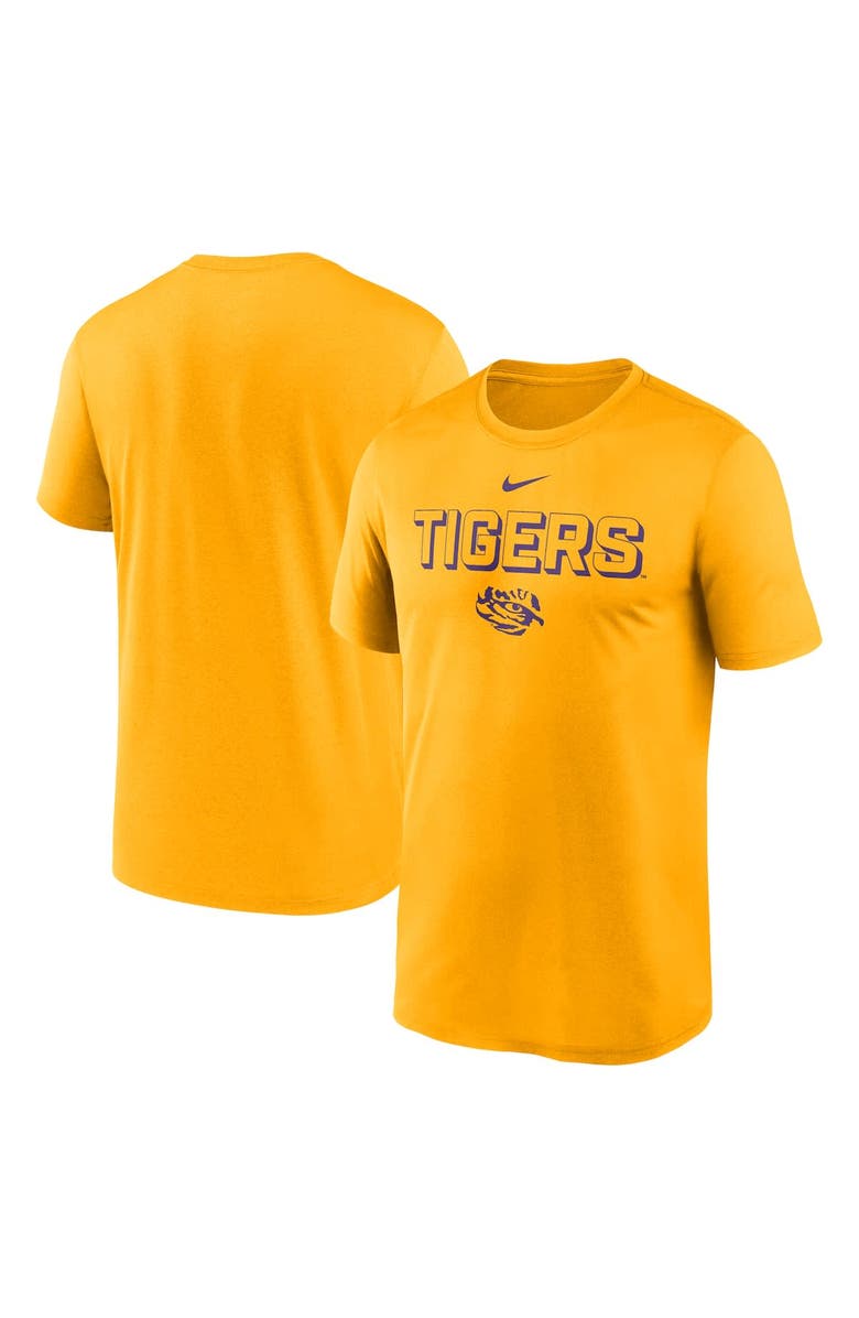 Nike Men's Nike Gold LSU Tigers 2025 Sideline Legend Performance T-Shirt, Alternate, color, 