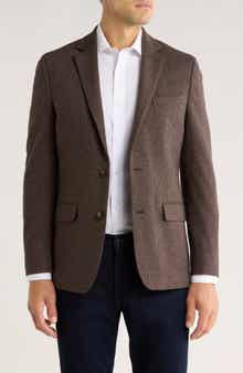 Original Penguin Notch Lapel Cotton Blend Blazer