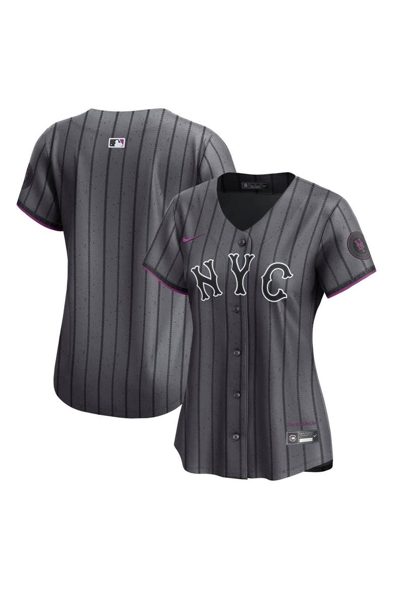 Women's Nike Gray New York Mets City Connect Limited Jersey, Main, color, Gray