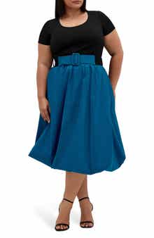 Paris Love Bubble Skirt Dress