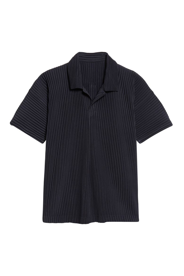 Homme Plissé Issey Miyake Basics Pleated Polo (Men) | Nordstrom