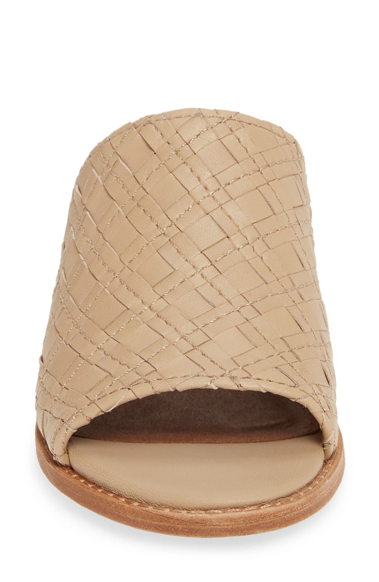 Cindy Woven Slide Sandal, Alternate, color, CREAM