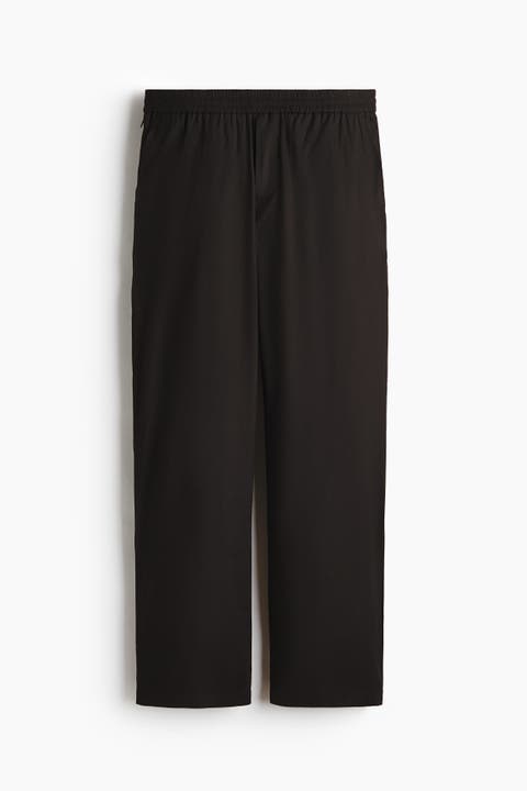 Easy Care Loose Fit Linen-blend Trousers