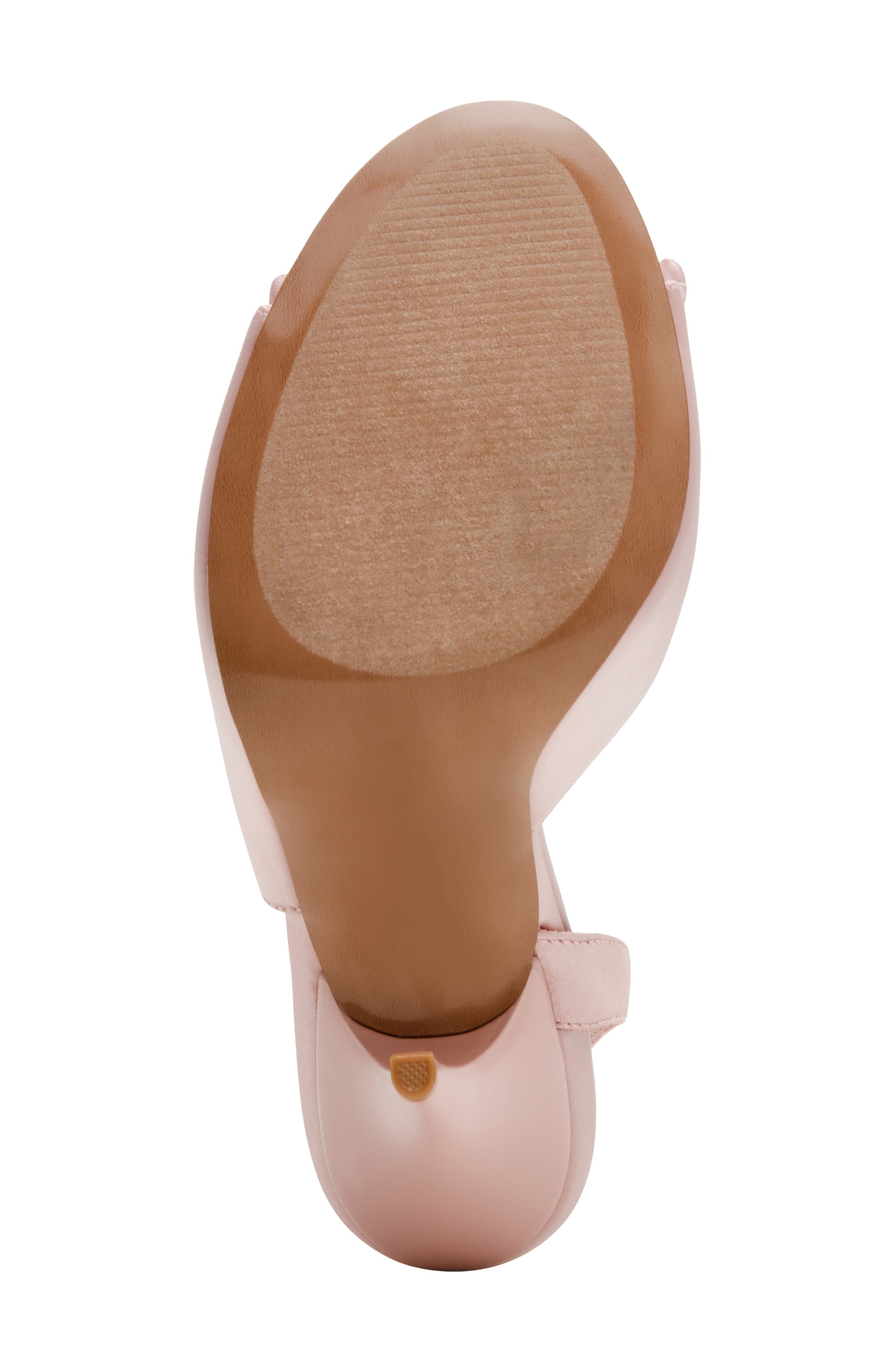 Flounce Slingback Sandal, Alternate, color, PINK SATIN