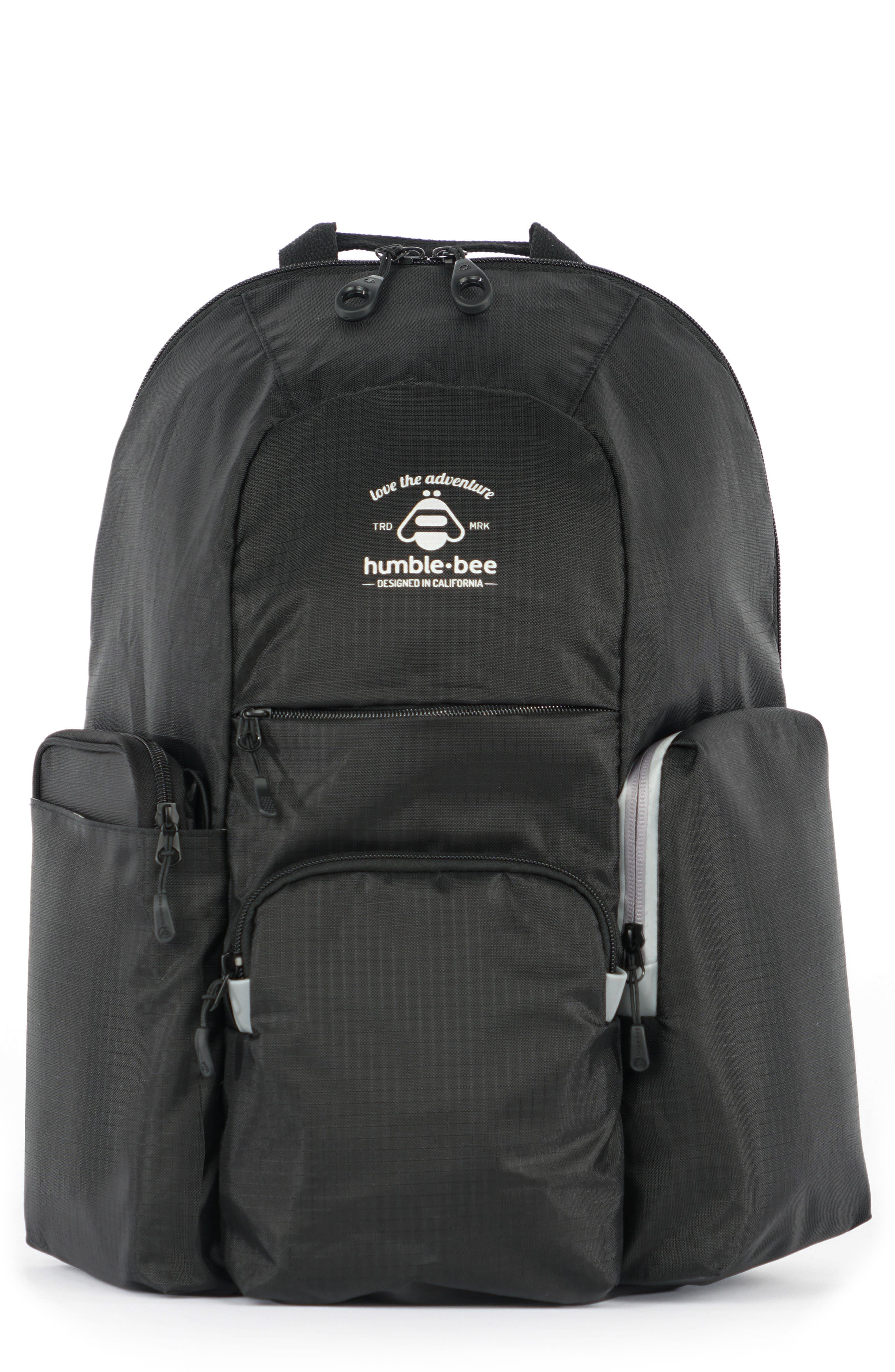 Humble-Bee Free Spirit SP Diaper Backpack, Main, color, 