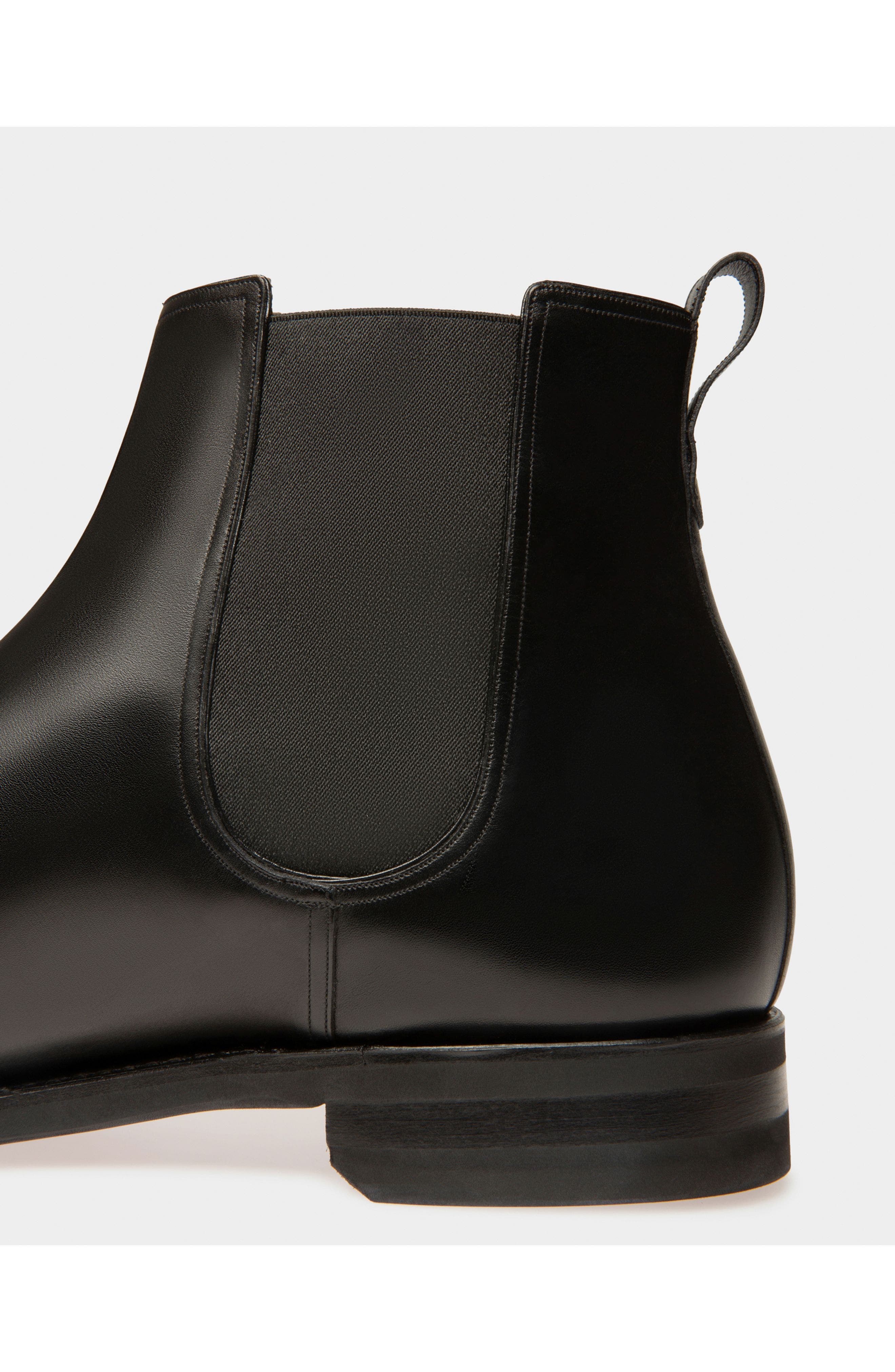 Bally Scribe Novo Booties In Calf Leather, Alternate, color, Black
