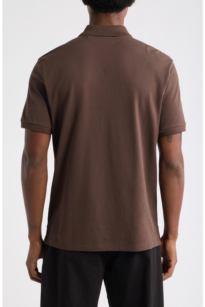 Donos Pima Cotton Polo, Alternate, color, BROWN