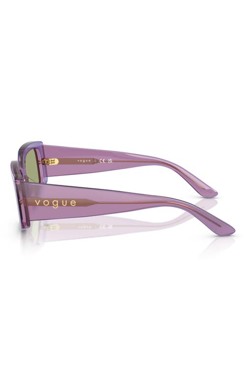 VOGUE VOGUE 55MM RECTANGULAR SUNGLASSES