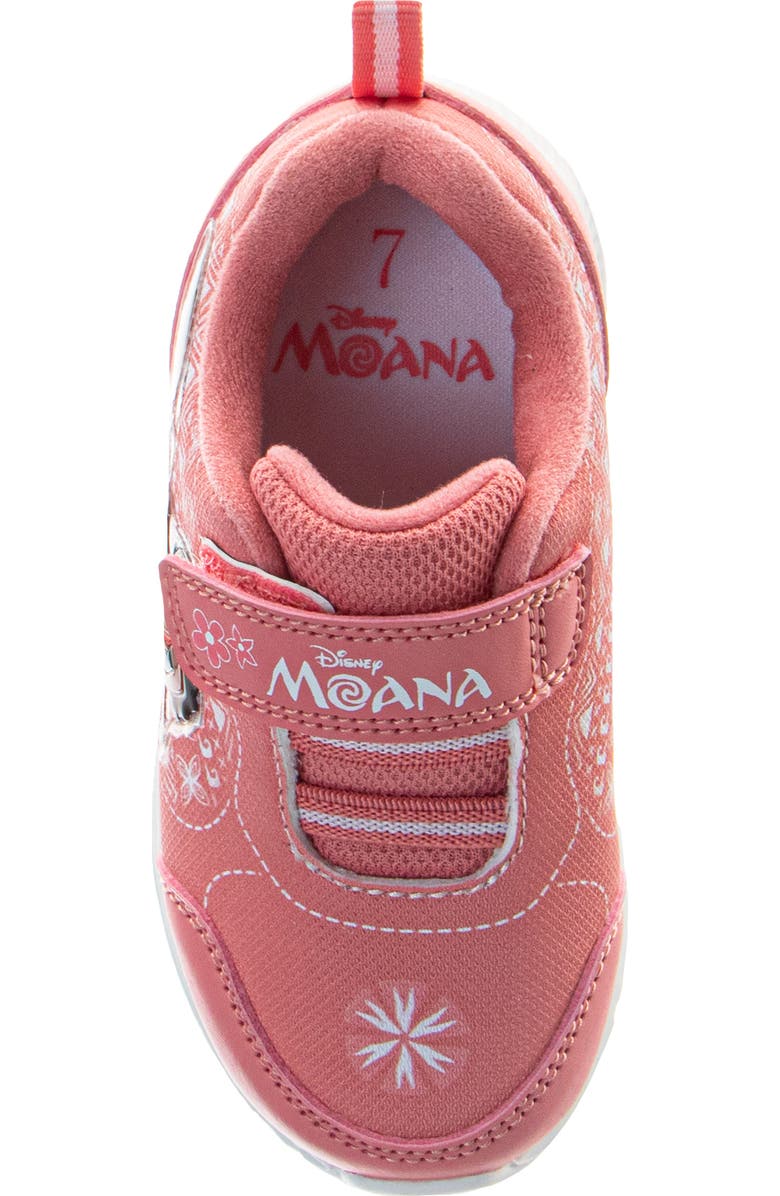 JOSMO Kids' Disney Moana Sneaker, Alternate, color, Coral