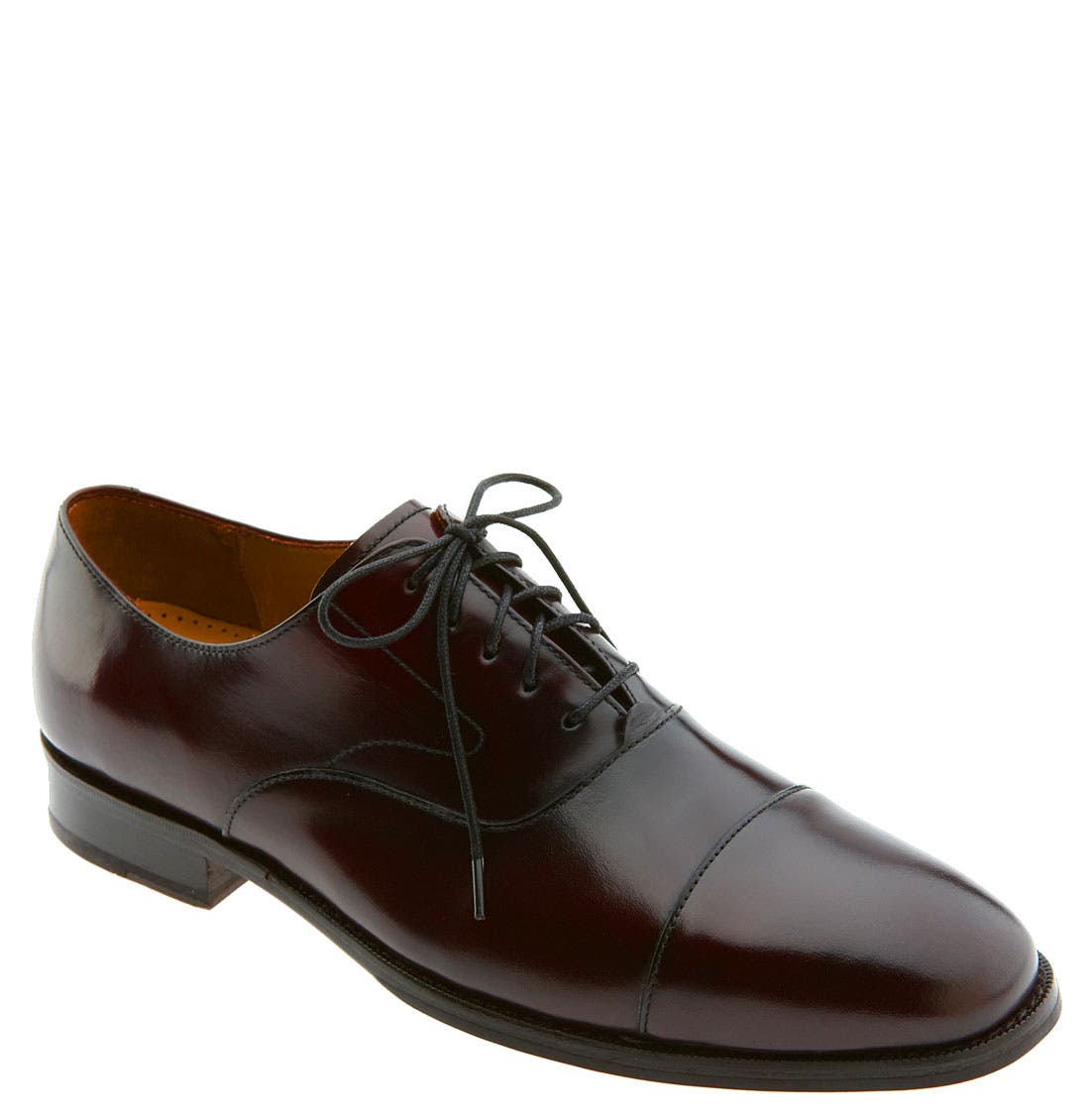 'Air Garrett' Cap Toe Oxford, Main, color, Burgundy
