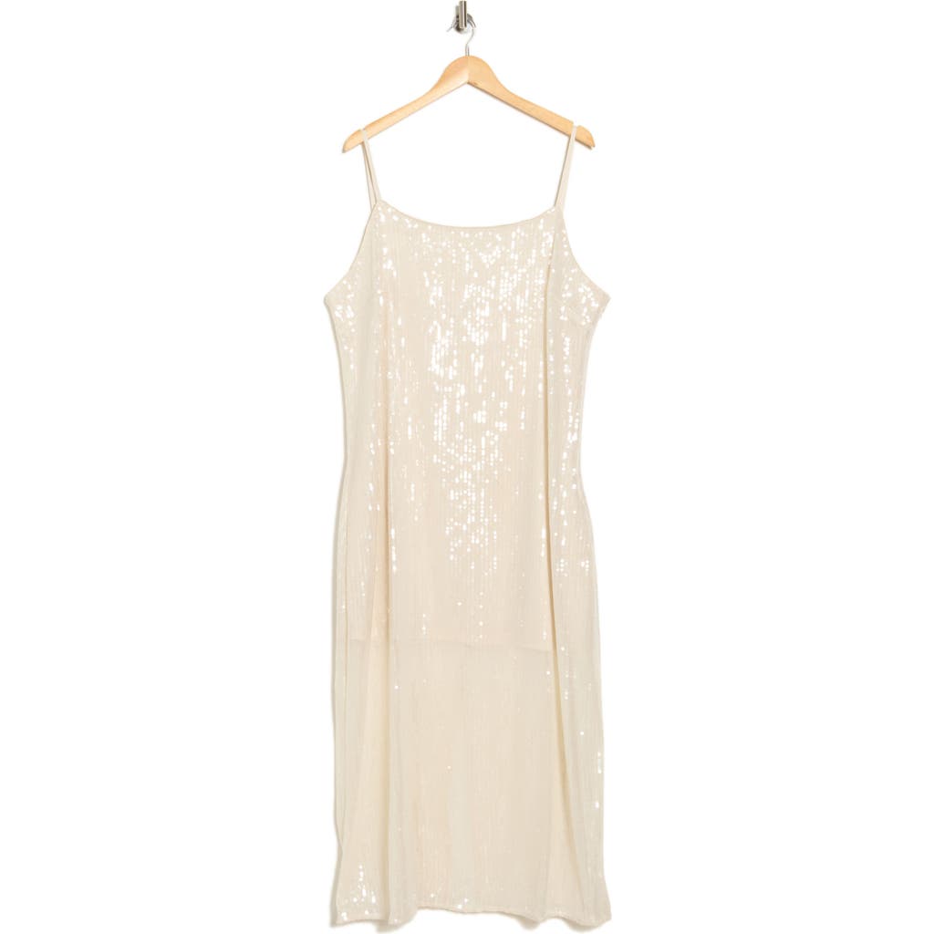 HUTCH HUTCH SEQUINED SHIFT MAXI DRESS