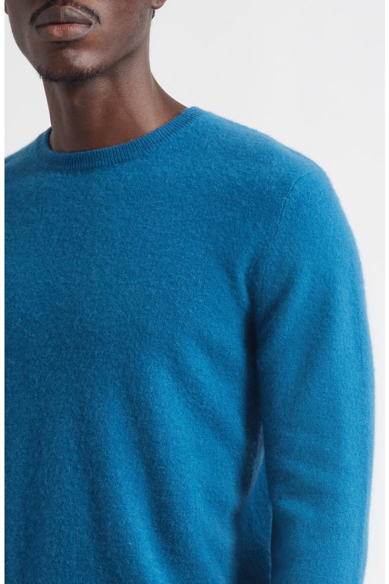 Mini Cashmere Crewneck Sweater, Alternate, color, DEEP BLUE