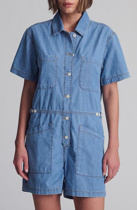 Noreen Denim Romper