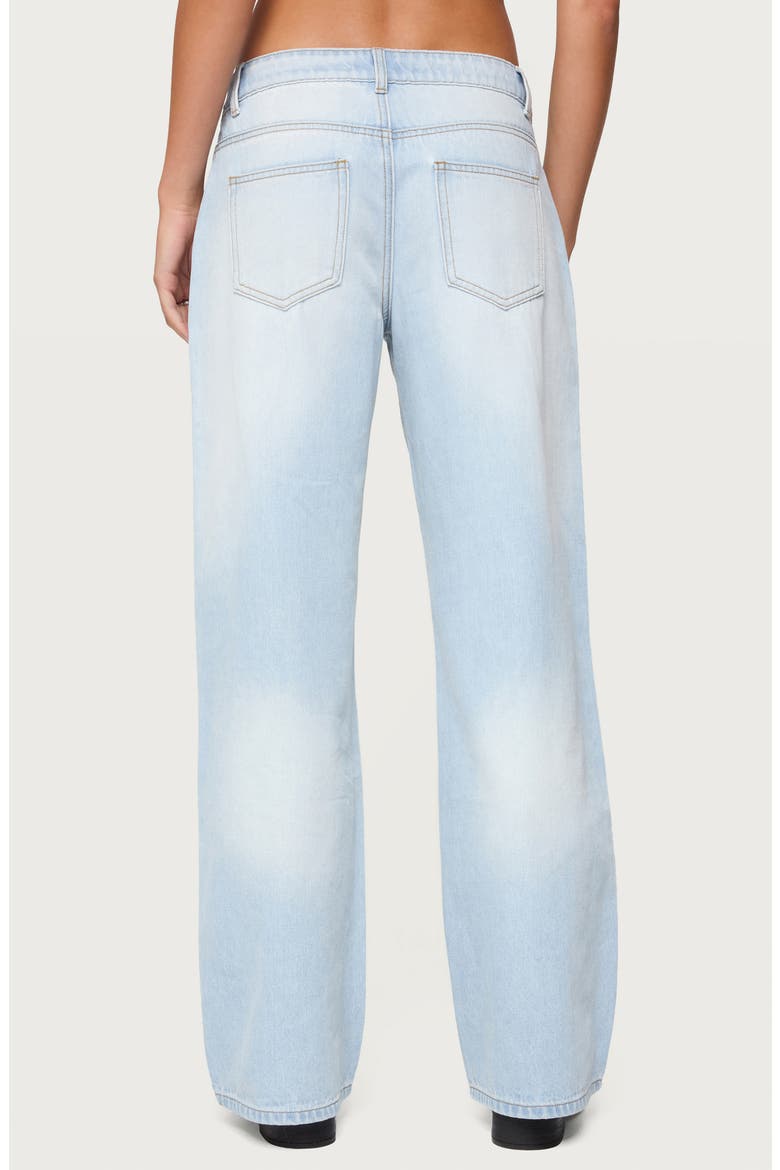 Magda Acid Wash Low Rise Wide Leg Jeans, Alternate, color, LIGHT-BLUE