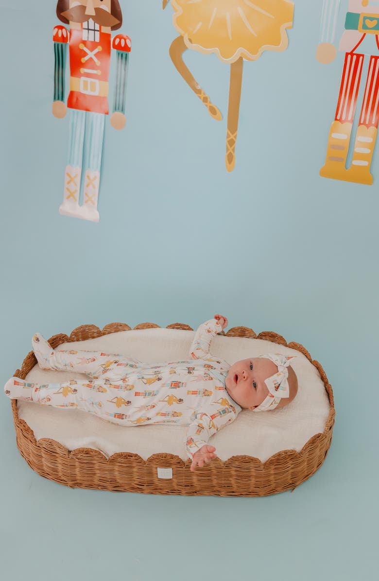 Copper Pearl Juliet Zip-Up Footie Pajamas, Alternate, color, Juliet