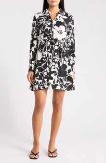 Sam Edelman Floral Long Sleeve Shirtdress