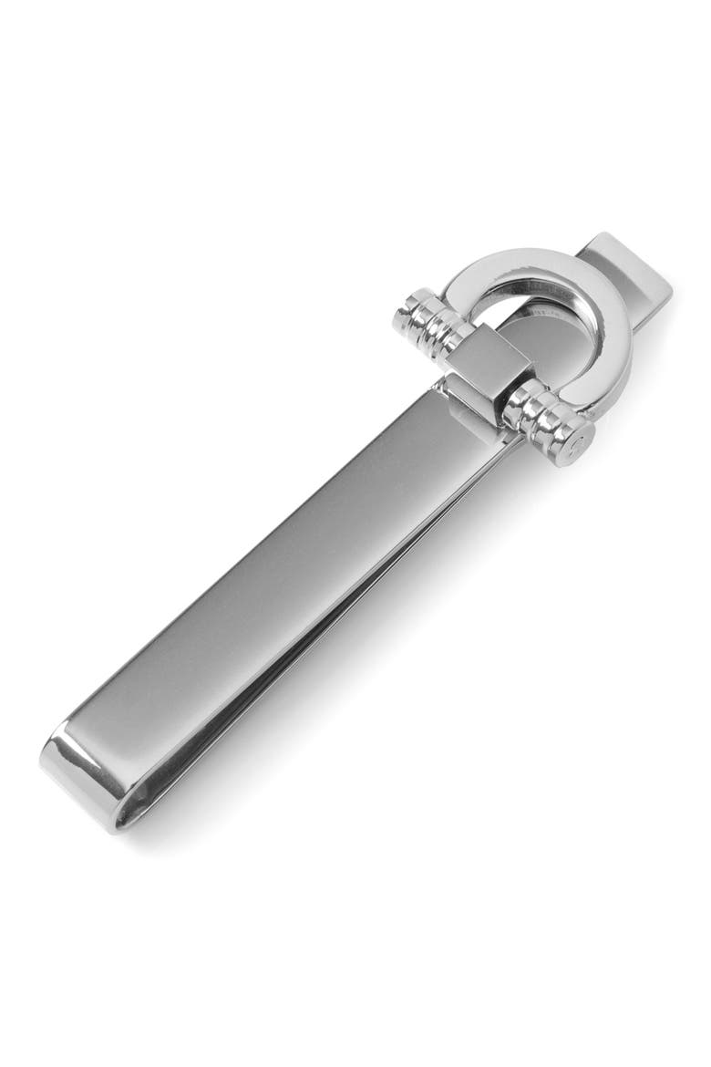 Horse Bit Stainless Steel Tie Bar, Main, color, SILVER