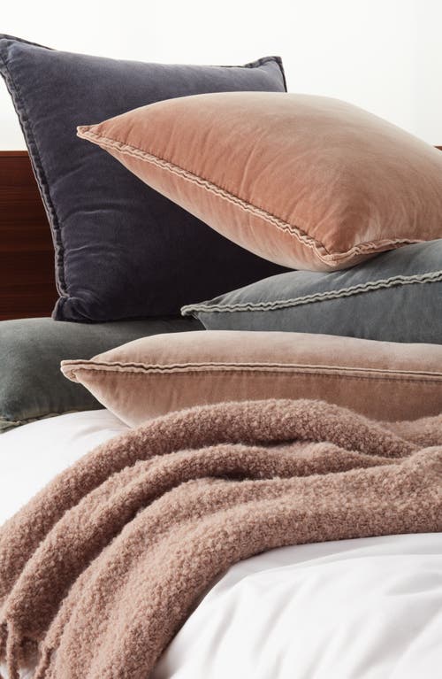 Nordstrom Velveteen Bolster Pillow In Neutral