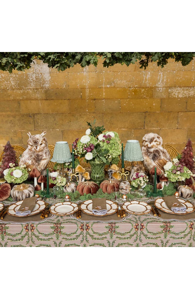 Mrs. Alice Lotus Ruffle Lampshade, Alternate, color, Olive