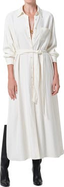 Citizens of Humanity Camilla Long Sleeve Maxi Shirtdress