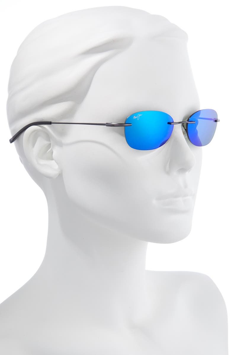 Maui Jim Aki Aki 50.5mm Polarized Round Sunglasses, Alternate, color, 