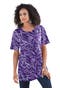 Violet Textured Paisley