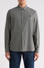 AllSaints Nolan Striped Shirt