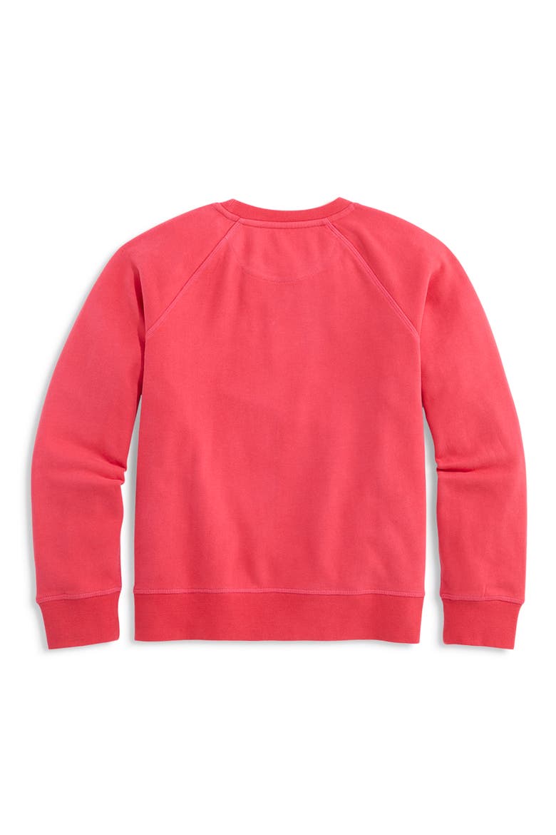 Kids' Cotton Blend Graphic Sweatshirt, Alternate, color, CRAB SHELL